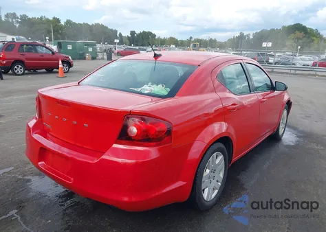 2014 Dodge Avenger Se z USA, uszkodzony, nr VIN 1C3CDZABXEN133269